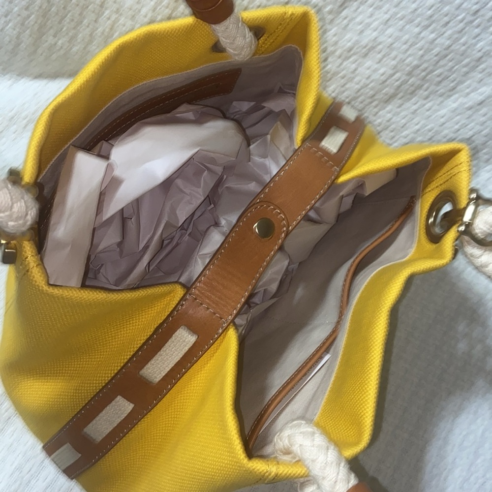 RARE Like new MICHAEL KORS Anchor, Marina Canvas Nautical bag - Picture 7 of 16